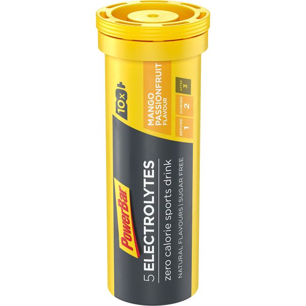 PowerBar 5 Elektrolytov 10 tabliet - Mango/Marakuja