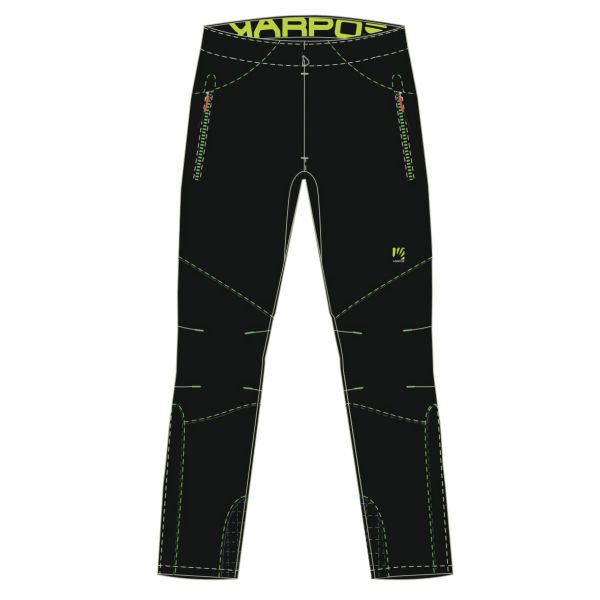 Karpos ROCK nohavice Black/Jasmine Green