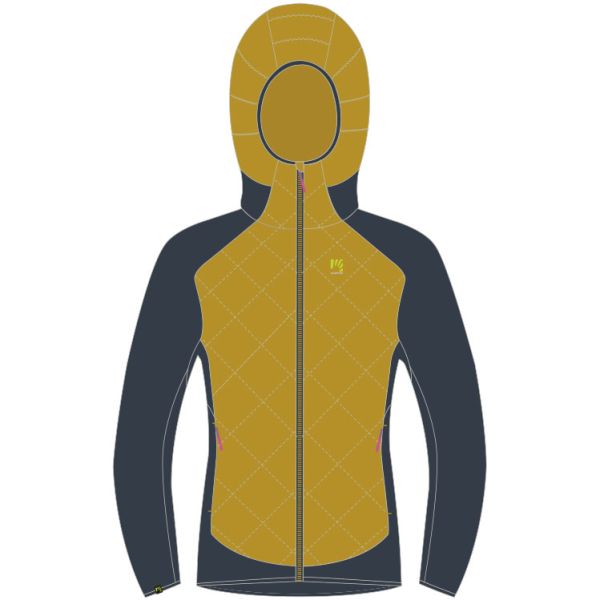 Karpos MARMAROLE dámska bunda zlatohnedá/atrament