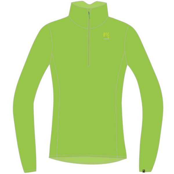 Karpos Pizzocco Half Zip flíska limetková