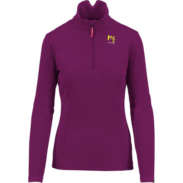 Karpos PIZZOCCO Half Zip dámska flíska ružová