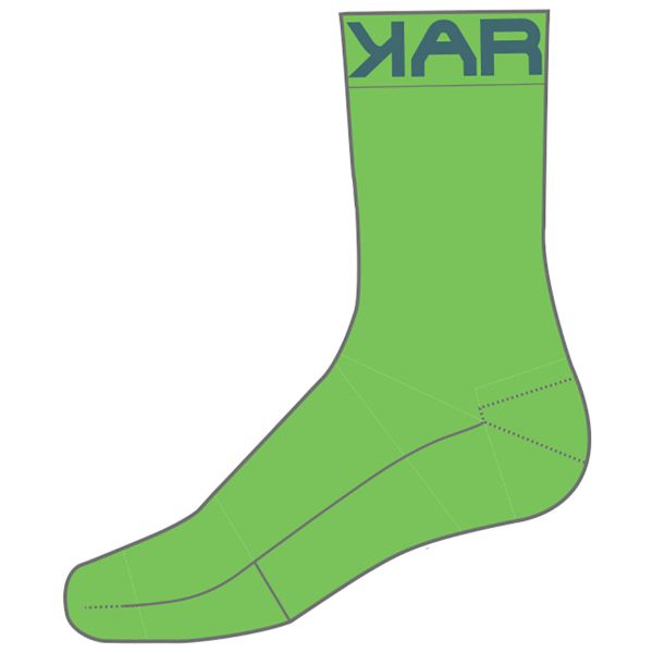 Karpos Rapid Ponožky zelené fluo/modrozelené