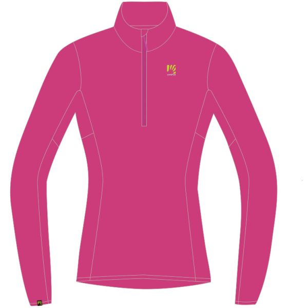 Karpos CRODA LIGHT Half Zip dámska flíska ružová