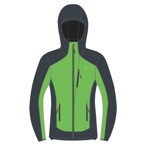 Karpos PARETE bunda Jasmine Green/Ombre Blue