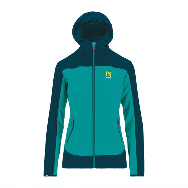 Karpos Parete Dámska Bunda tyrkysová/modrá