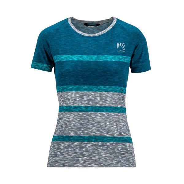 Karpos Verve Dámske Tričko modré/tyrkysové