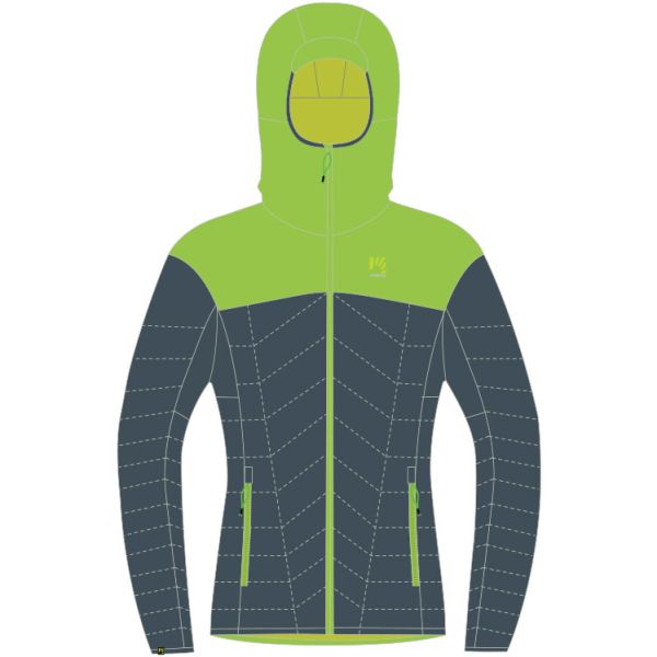 Karpos LYSKAMM Evo bunda bridlicová/limetková