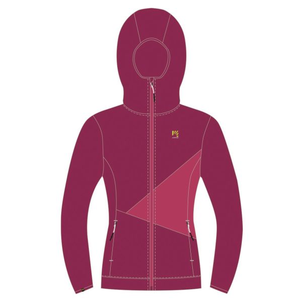 Karpos NUVOLAU dámska flíska Cherries Jubilee/Innuendo