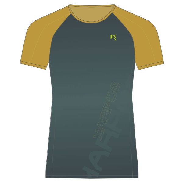 Karpos MOVED EVO tričko Dark Slate/Lemon Curry