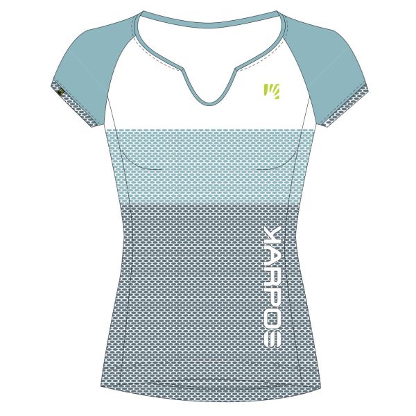 Karpos MOVED EVO dámsky dres Aquamarine/White/Spring Lake