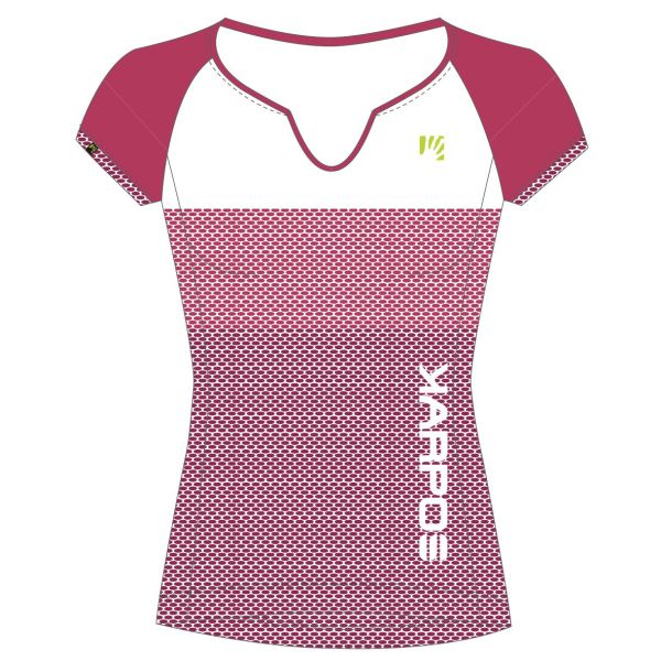 Karpos MOVED EVO dámsky dres Innuendo/White/Cherries Jubile