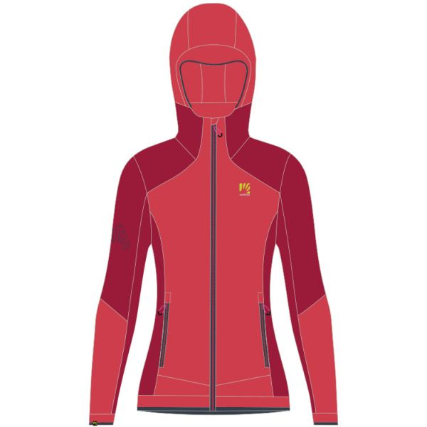 Karpos ALAGNA PLUS EVO dámska bunda ružová/červená