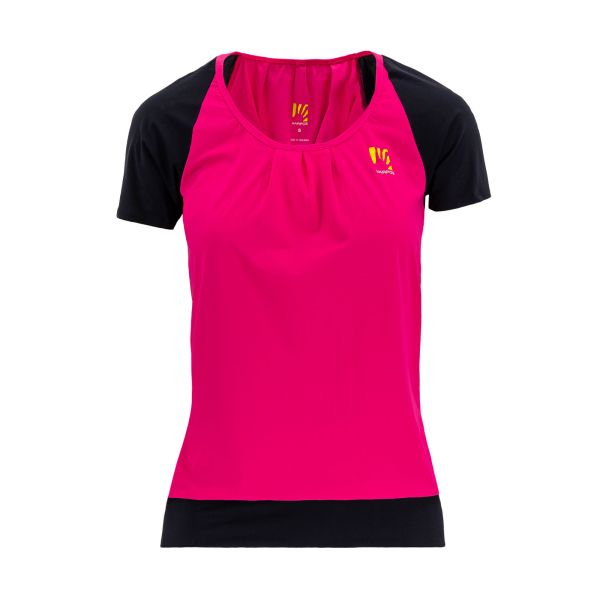Karpos Cengia Dámske Tričko ružové/čierne