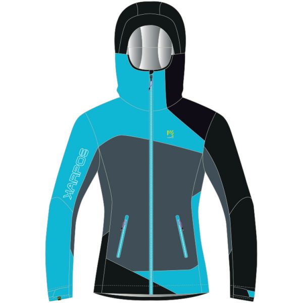 Karpos MARMOLADA dámska bunda bridlicová/tyrkysová/čierna