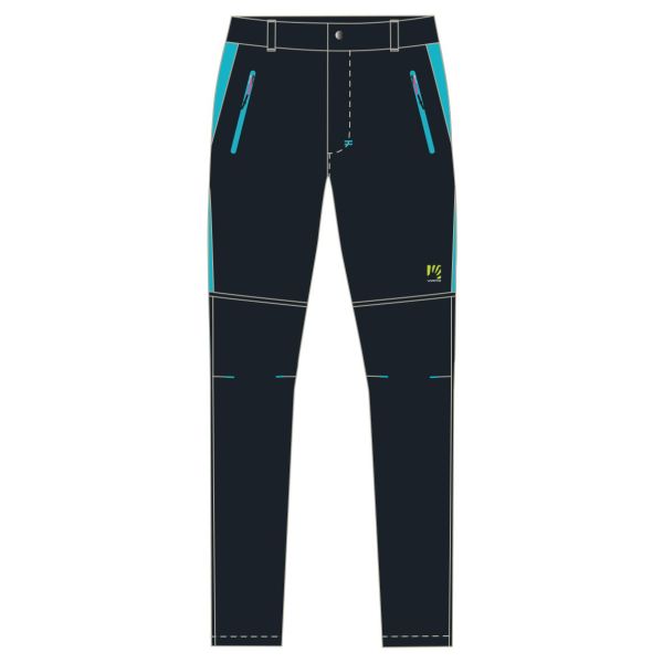 Karpos SANTA CROCE dámske nohavice odzipsovateľné Sky Captain/Blue Atoll