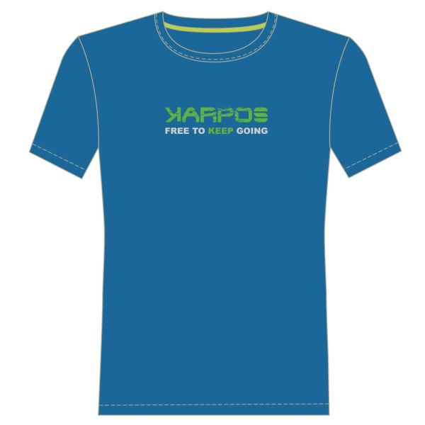 Karpos VAL FEDERIA tričko Indigo Bunting Print 1