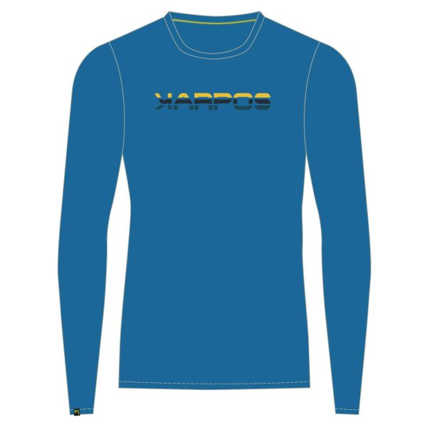 Karpos LOMA tričko s dlhým rukávom Indigo Bunting/High Visibility