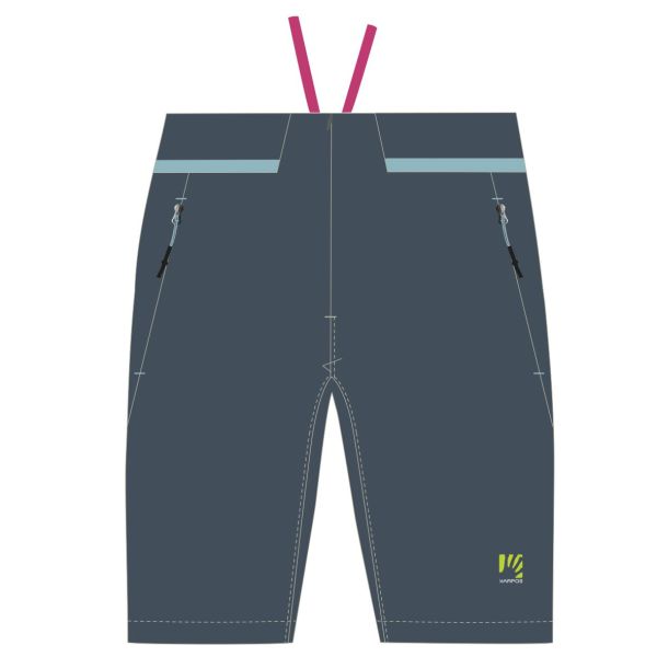 Karpos TRE CIME dámske bermudy Vintage Indigo/Aquamarine