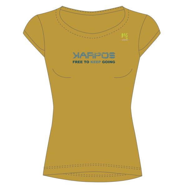 Karpos VAL FEDERIA dámske tričko Lemon Curry