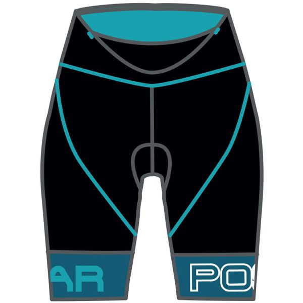 Karpos Verve Evo Dámske Kraťasy čierne/tyrkysové