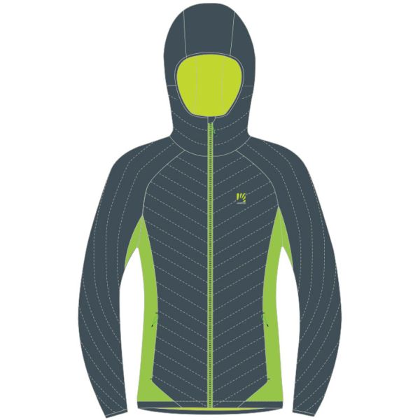 Karpos SAS PLAT bunda bridlicová/limetková