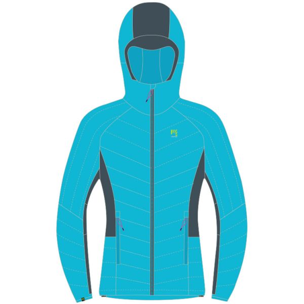 Karpos FOCOBON dámska bunda tyrkysová/bridlicová