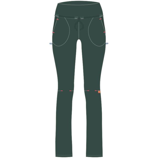 Karpos ABETE dámske nohavice tmavozelené