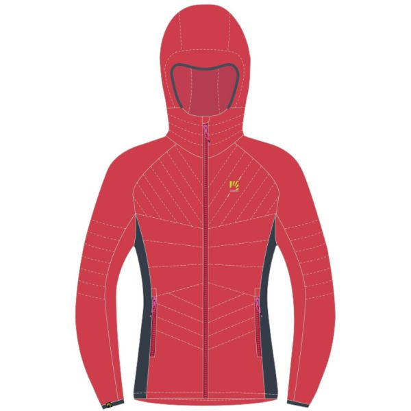 Karpos PIAN LONGHI dámska bunda ružová/atrament