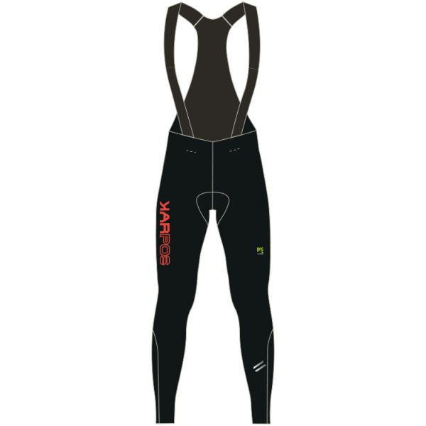 Karpos VERVE WINTER nohavice na traky čierne/grenadína