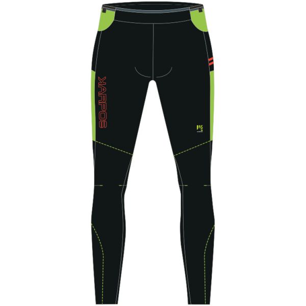 Karpos LAVAREDO PLUS WINTER elasťáky čierne/limetkové