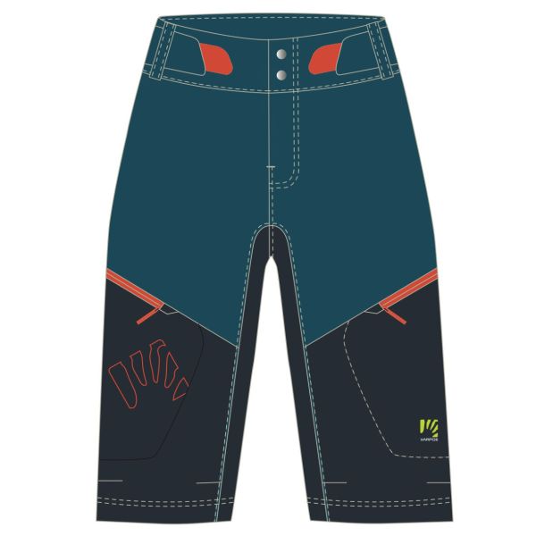 Karpos VAL FEDERIA EVO kraťasy Moroccan Blue/Outer Space