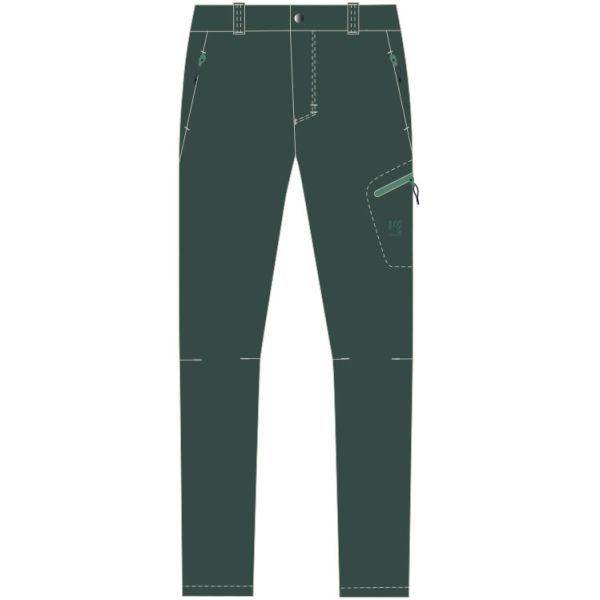 Karpos JELO EVO dámske nohavice tmavozelené