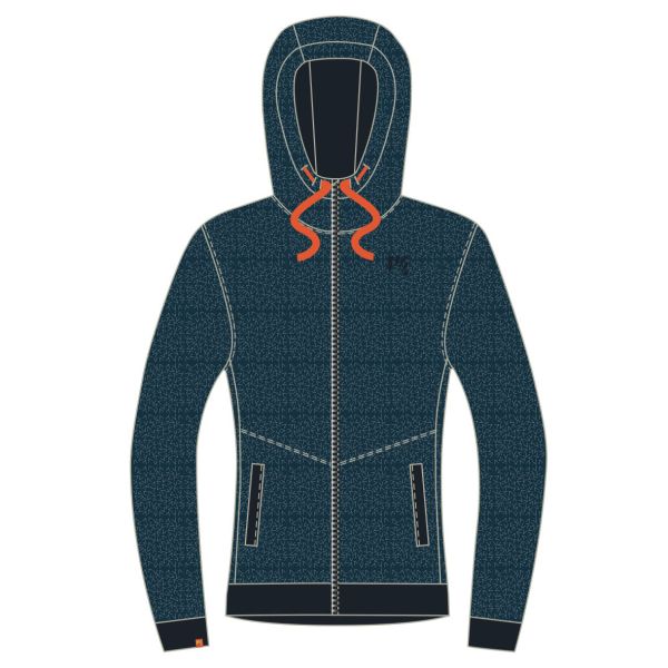 Karpos TOTOGA HEMP mikina so zipsom Sky Captain Melange