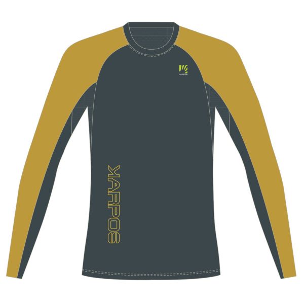 Karpos LAVAREDO dres s dlhým rukávom Dark Slate/Lemon Curry