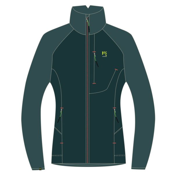 Karpos PIZZOCCO EVO flíska so zipsom Dark Sea/Balsam