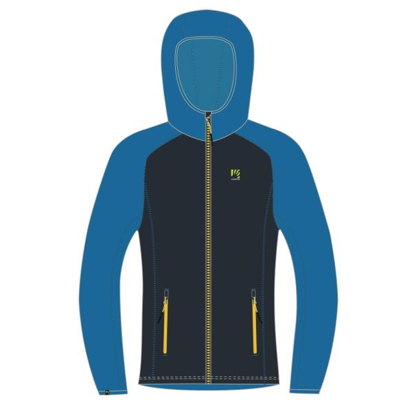 Karpos AMBRIZZOLA mikina so zipsom Outer Space/Indigo Bunting