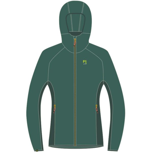 Karpos ROCCHETTA mikina flíska borovicová/tmavozelená