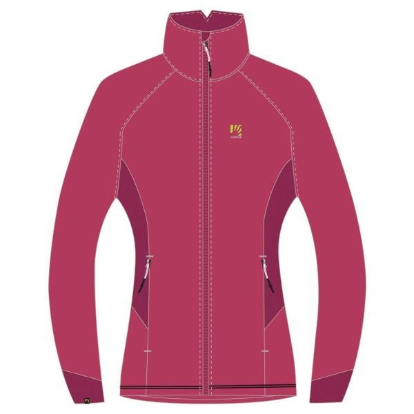 Karpos PIZZOCCO EVO dámska flíska so zipsom Innuendo/Cherries Jubilee