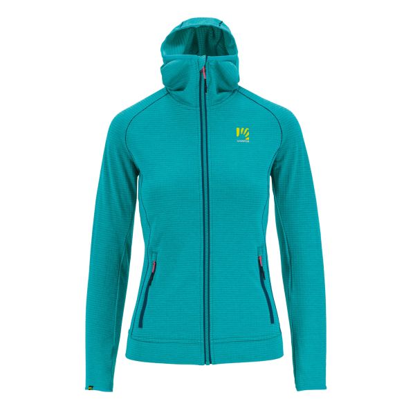 Karpos Ambrizzola Full-Zip Dámska Mikina tyrkysová/modrá