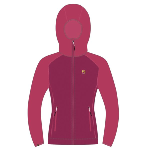 Karpos AMBRIZZOLA dámska mikina so zipsom Cherries Jubilee/Innuendo