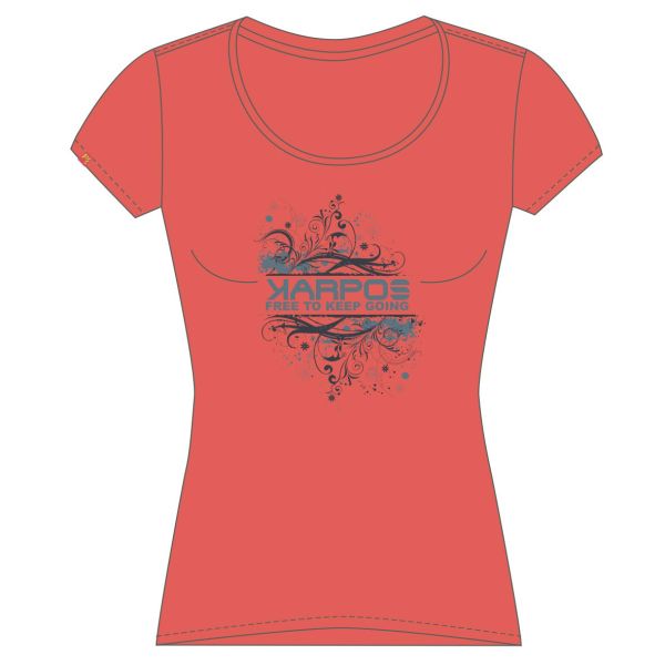 Karpos CROCUS dámske tričko Hot Coral