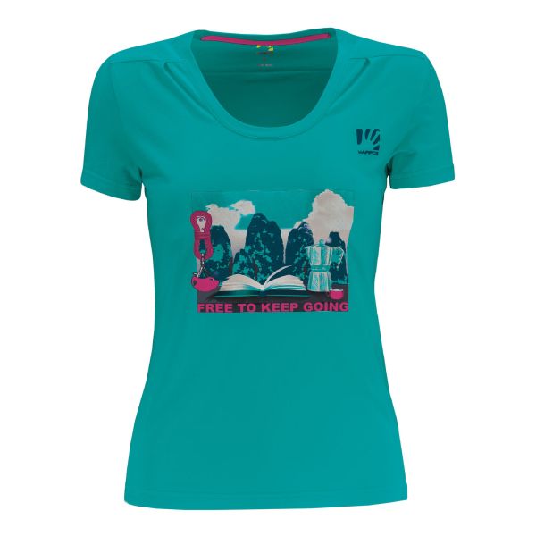 Karpos Anemone Dámske Tričko tyrkysové