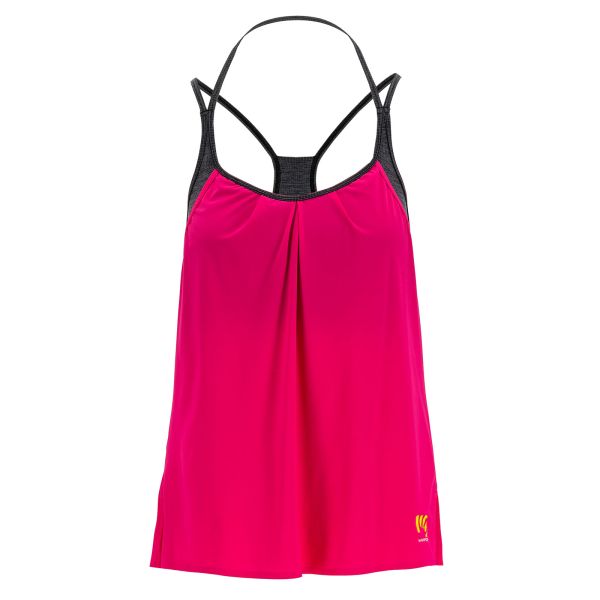 Karpos Pian Di Cengia Evo Dámske Tielko ružové/čierne