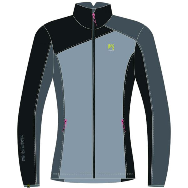 Karpos FEDERA FULL-ZIP dámska flíska modrá/čierna/bridlicová
