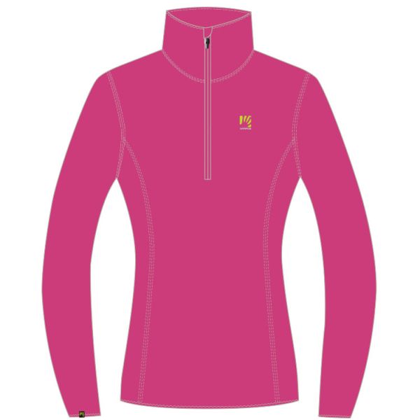 Karpos ALAGNA HALF ZIP LIGHT dámska mikina ružová