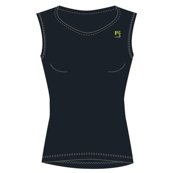 Karpos LOMA dámske tričko bez rukávov Sky Captain/Blue Atoll/White