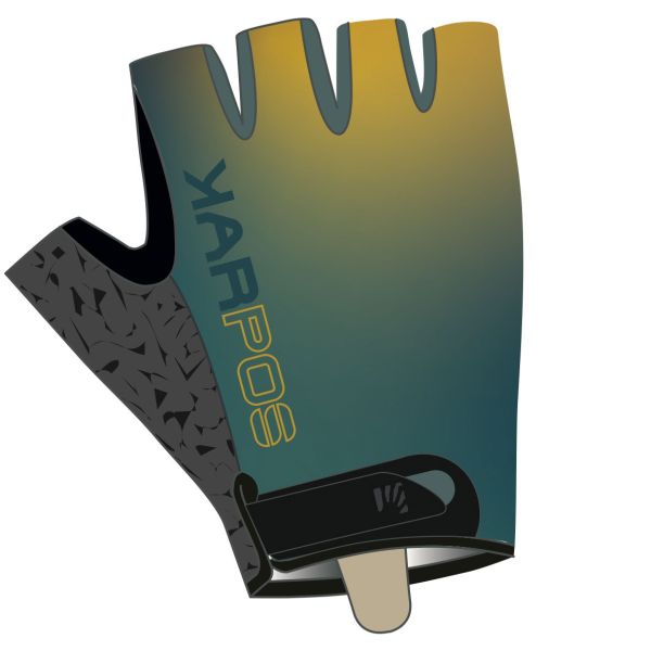 Karpos FEDERIA 1/2 FINGERS rukavice Dark Slate/North Atlantic/Lemon