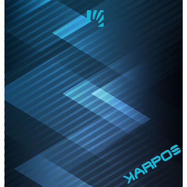 Karpos Moved Buffka print 2 tmavomodrá