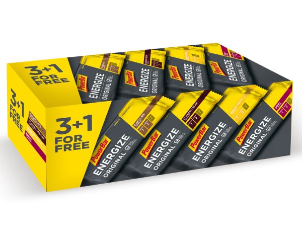 PowerBar Energize tyčinka 55g Mix príchutí 3+1 zdarma