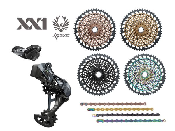 SRAM XX1 Eagle AXS Upgrade Kit 1x12 rocker 52z gold